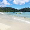 Seychelles, Mahe, Anse Boileau beach, white sand