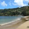 Tobago, Charlotteville beach, wet sand