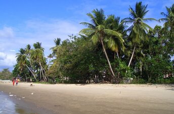 Trinidad, Cedros Bay beach, view from water