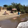 Argentina, Santa Teresita beach, high tide