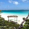 Bahamas, Cat Island, Pigeon Cay beach, hut