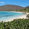 BVI, Virgin Gorda, Little Dix Bay beach, view from west