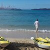 BVI, Virgin Gorda, Spanish Town beach, kayaks