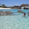 BVI, Virgin Gorda, Valley Trunk Bay beach, clear water