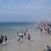 China, Beihai Silver beach, view from above