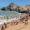 Colombia, Pilon de Azucar beach, crowd