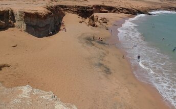 Colombia, Pilon de Azucar beach, view from above