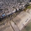 Colombia, Riohacha beach, aerial view