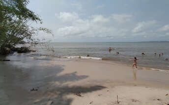 Congo (Rep.), Pointe Indienne beach, wet sand