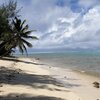 Cook Islands, Rarotonga, Tikioki beach, water edge
