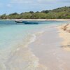 Dominicana, Manatee Bay beach, boats