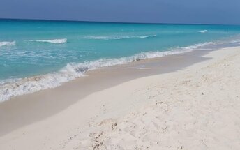 Egypt, Alexandria - Diana beach, white sand