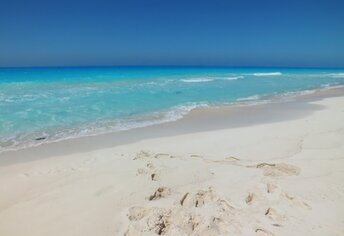 Egypt, Marina Sunshine beach, white sand