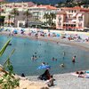 France, Menton beach, view from east