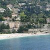 France, Roquebrune beach, view from water