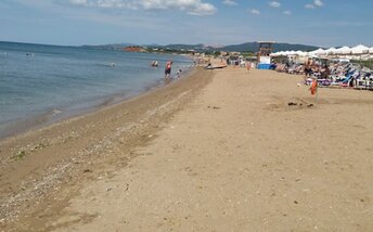 Greece, Alexandroupolis beach, water edge