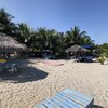 Honduras, Omoa beach, tiki huts