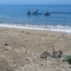 Honduras, Rio Coto beach, fishermen