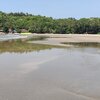 India, Karnataka, Kudle beach, low tide