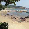 India, Karnataka, Om Beach, low tide