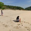 Indonesia, Sumbawa, Sekongkang beach, sand