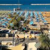 Italy, Emilia-Romagna, Cattolica beach, promenade