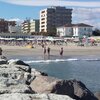 Italy, Emilia-Romagna, Misano beach, view from breakwater