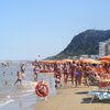 Italy, Marche, Pesaro beach, water edge