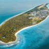 Maldives, Haa Dhaalu, Hanimaadhoo island, aerial view