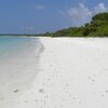 Maldives, Haa Dhaalu, Nolhivaranfaru island, beach, water edge