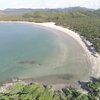 Philippines, Palawan, Bucana beach, aerial view