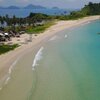 Philippines, Palawan, Nacpan beach, aerial view
