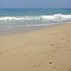 Puerto Rico, Vieques, El Gallito beach, wet sand