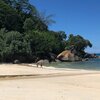 Seychelles, Mahe, Anse Louis beach, creek
