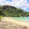 Seychelles, Mahe, Anse Louis beach, hill