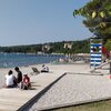 Slovenia, Ankaran beach, playground