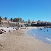 Spain, Ceuta beach, water edge