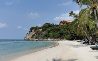 Thailand, Phangan, Rin Nai beach, north