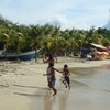 Venezuela, Margarita, Playa Zaragoza beach, water edge