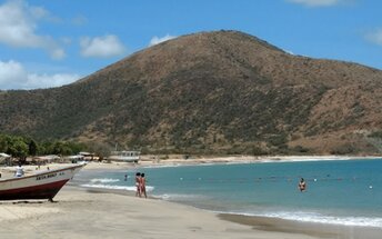 Venezuela, Margarita, Playa Zaragoza beach, west
