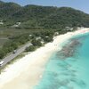 Antigua and Barbuda, Darkwood beach, aerial view