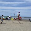 Argentina, La Lucila del Mar beach, volleyball