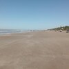 Argentina, La Lucila del Mar beach, wet sand