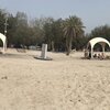 Bahrain, Dry Dock beach, huts
