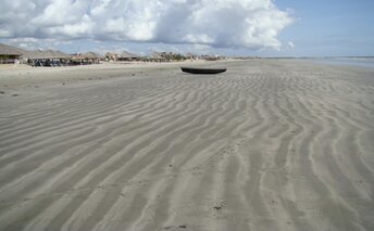Brazil, Parnaiba beach, low tide