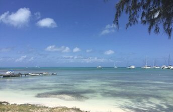 BVI, Anegada, Setting Point beach, pier