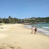 China, Hainan, Diamond beach, wet sand