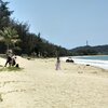 China, Hainan, Tufu Bay beach, left