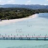 Dominicana, Punta Rucia beach, pier