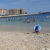 France, French Riviera, Marquet beach, pebble